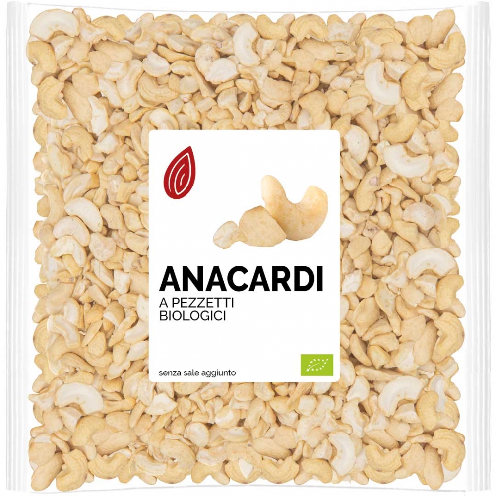 Anacardi Naturali a Pezzetti Bio