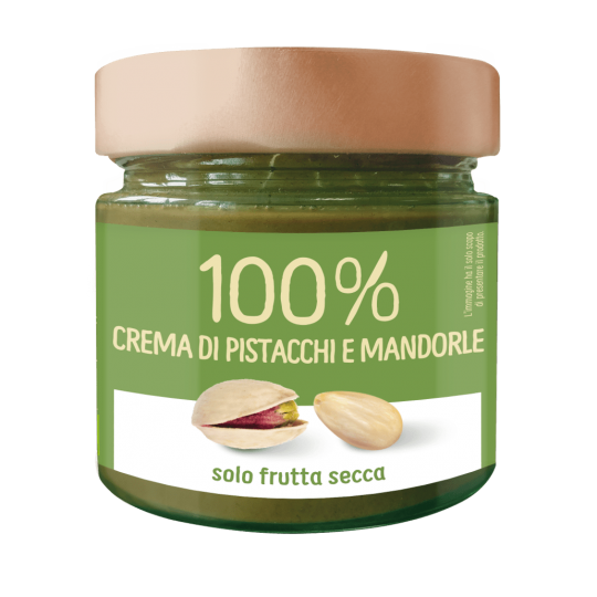 Crema 100% Pistacchi e Mandorle BIO